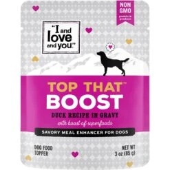 I And Love And You Top That Boost Duck Recipe Grain-Free Dog Food Topper
