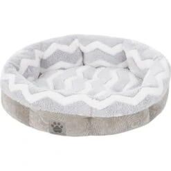 Precision Pet Products SnooZZy Round Shearling Bolster Dog Bed -Blue Buffalo || ROYAL CANIN || Wellness Sales 156208 PT2. AC SS1800 V1566421088