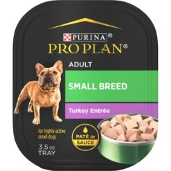 New Release 15 Purina Pro Plan Focus Small Breed Turkey Entree Grain-Free Wet Dog Food