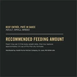 Purina Pro Plan Focus Small Breed Beef Entree Grain-Free Wet Dog Food 17 Purina Pro Plan Focus Small Breed Beef Entree Grain-Free Wet Dog Food -Blue Buffalo || ROYAL CANIN || Wellness Sales 156343 PT6. AC SS1800 V1669909317