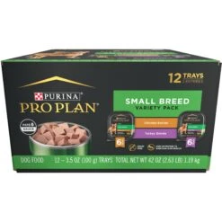 New Release 19 Purina Pro Plan Focus Small Breed Variety Pack Entree Grain-Free Wet Dog Food
