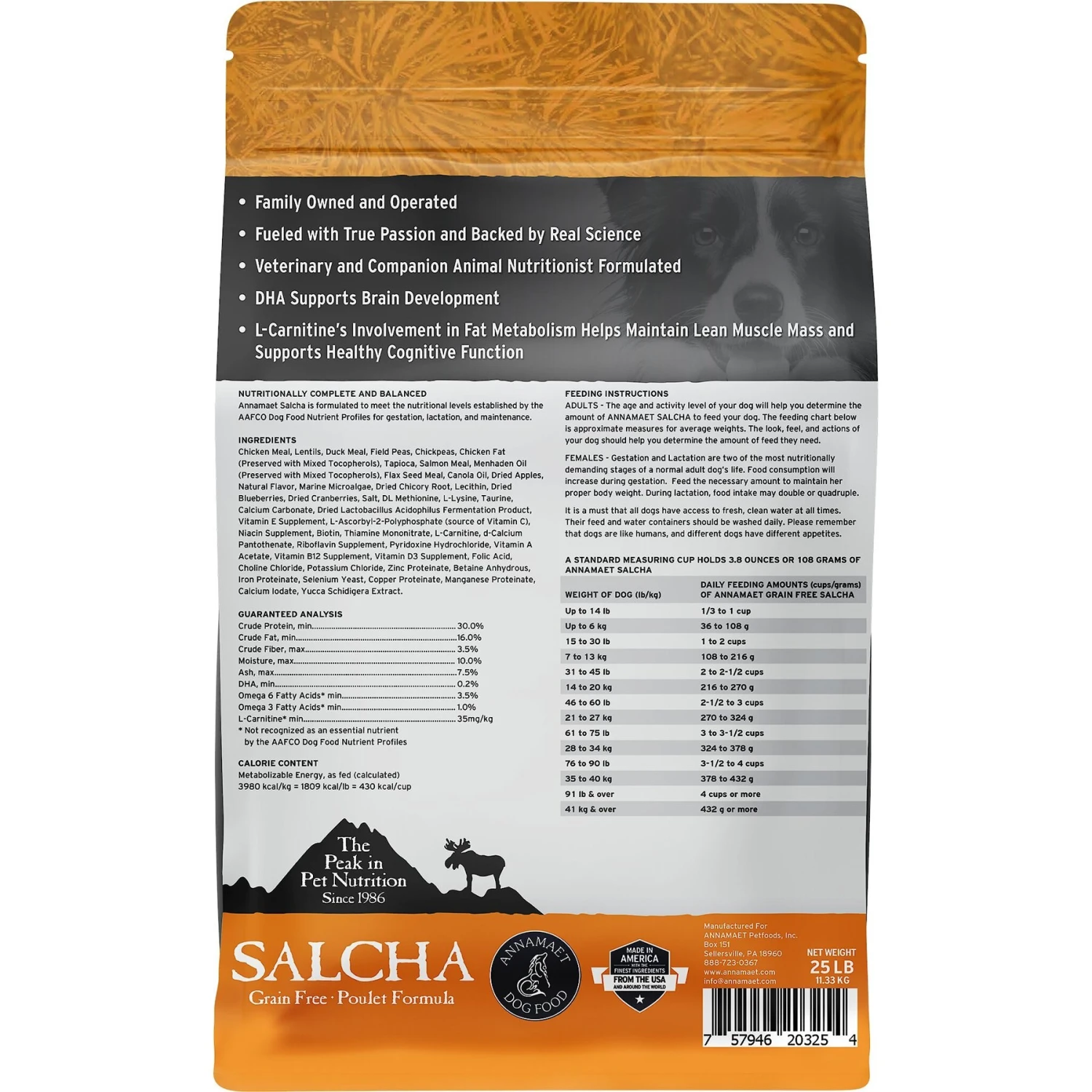 Annamaet Grain-Free Salcha Poulet Formula Dry Dog Food 4 Annamaet Grain-Free Salcha Poulet Formula Dry Dog Food - Image 2