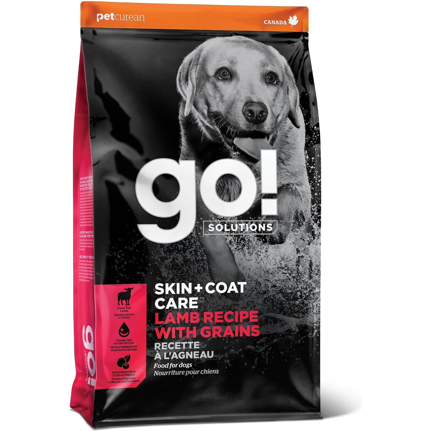Go! Solutions Skin + Coat Care Lamb Recipe Dry Dog Food 3 Go! Solutions Skin + Coat Care Lamb Recipe Dry Dog Food