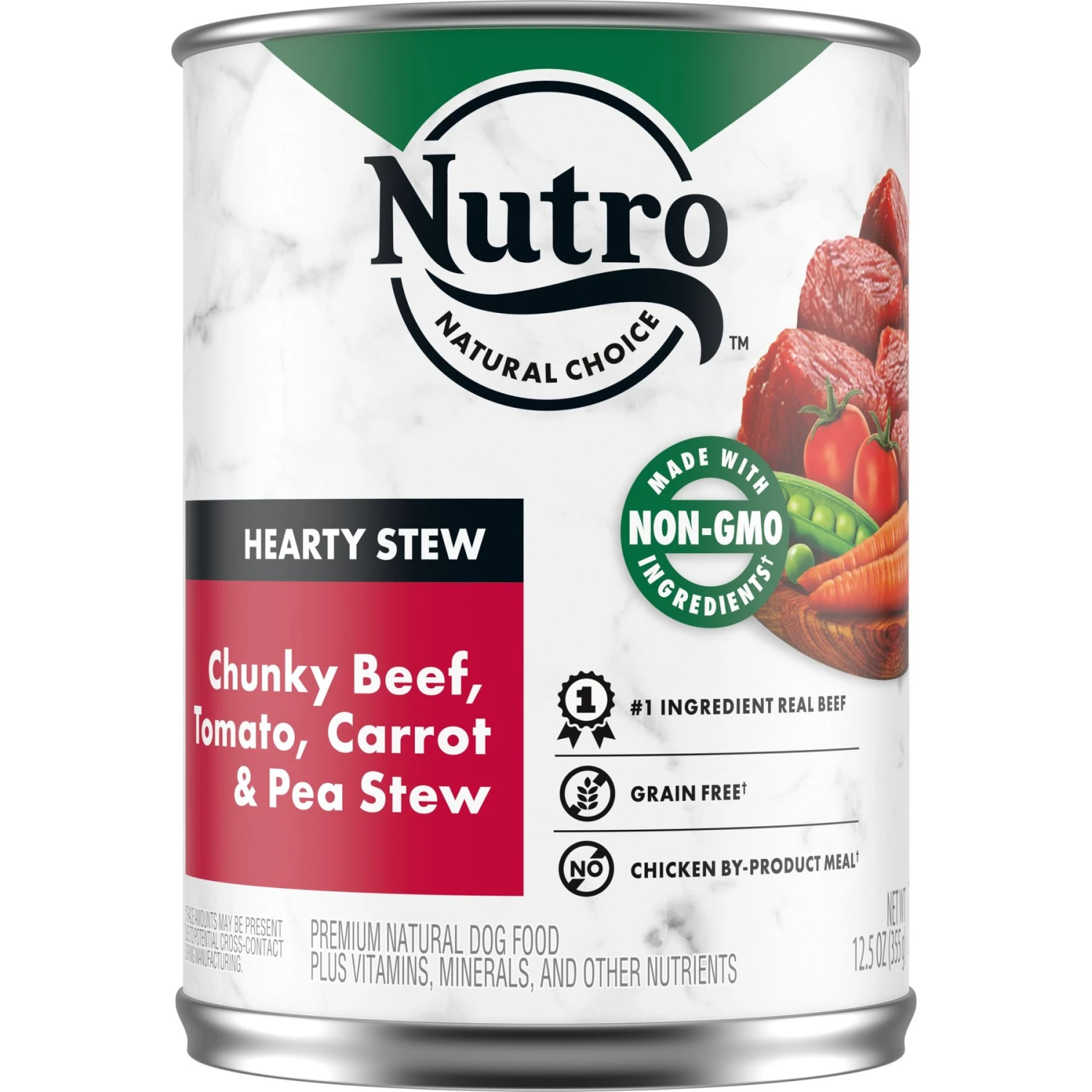 Nutro Hearty Stew Adult Chunky Beef, Tomato, Carrot & Pea Canned Wet Dog Food 3 Nutro Hearty Stew Adult Chunky Beef, Tomato, Carrot & Pea Canned Wet Dog Food