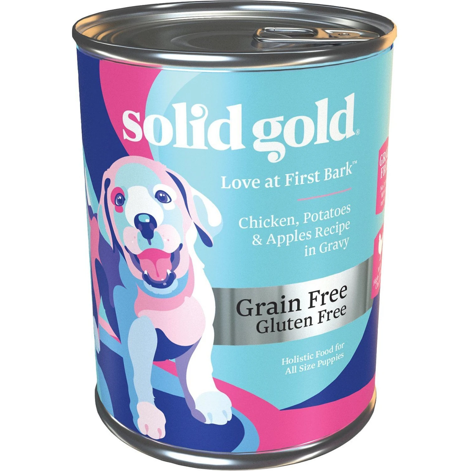 Solid Gold Love At First Bark Chicken, Potatoes & Apples Puppy Recipe Grain-Free Canned Dog Food 4 Solid Gold Love At First Bark Chicken, Potatoes & Apples Puppy Recipe Grain-Free Canned Dog Food - Image 2