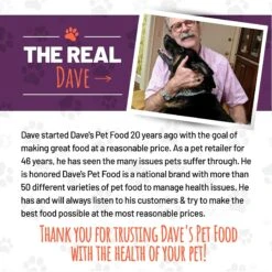 Dave's Pet Food 95% Premium Beef & Beef Liver Grain-Free Recipe Canned Dog Food -Blue Buffalo || ROYAL CANIN || Wellness Sales 157467 PT6. AC SS1800 V1548270419