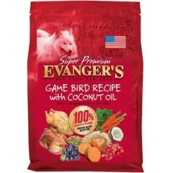 Evanger's Super Premium Game Bird Recipe With Coconut Oil Dry Dog Food