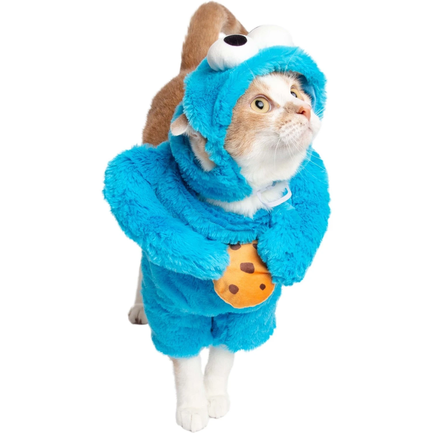 Pet Krewe Sesame Street Cookie Monster Dog & Cat Costume 5 Pet Krewe Sesame Street Cookie Monster Dog & Cat Costume - Image 3