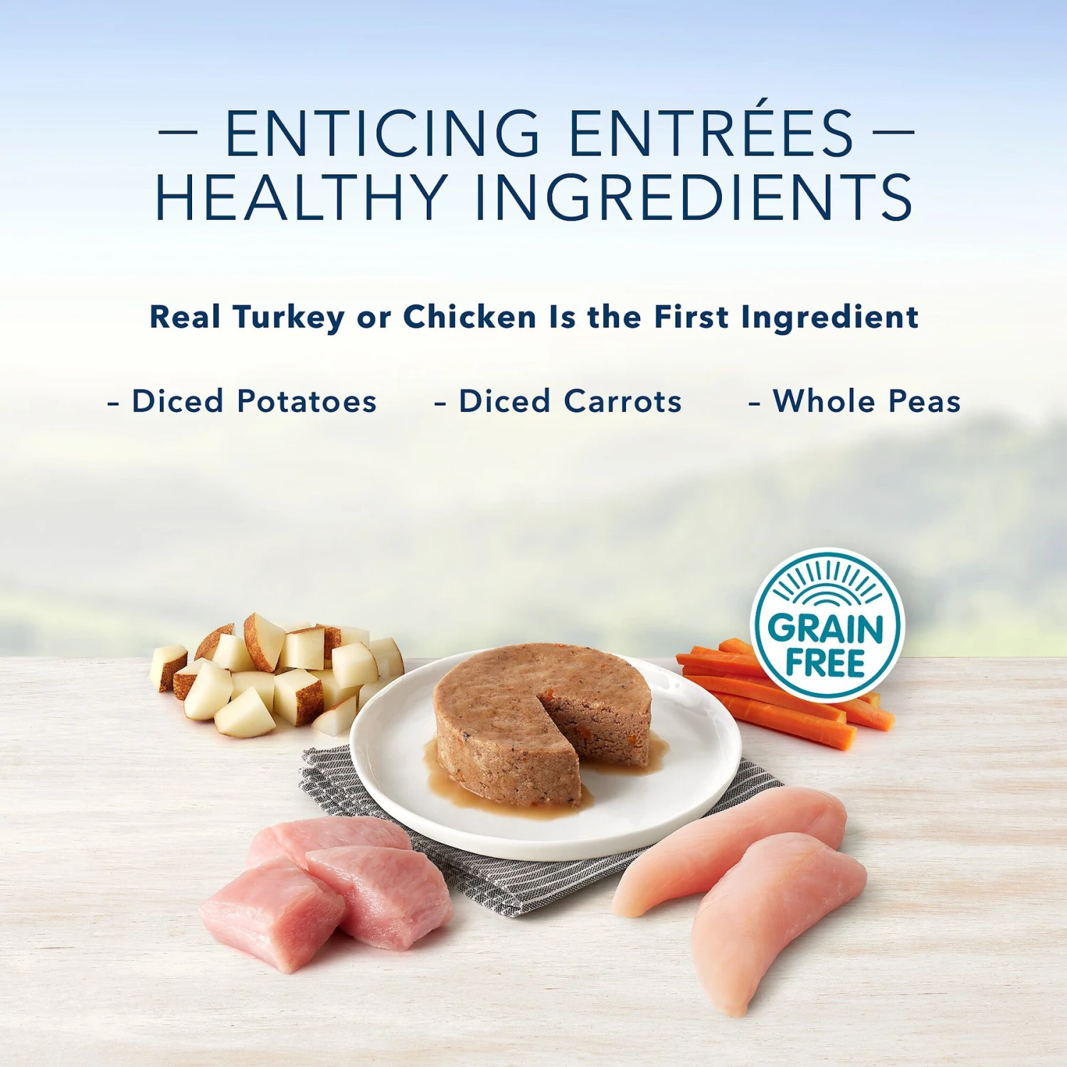 Blue Buffalo Divine Delights Roasted Turkey & Grilled Chicken Variety Dog Food Trays 5 Blue Buffalo Divine Delights Roasted Turkey & Grilled Chicken Variety Dog Food Trays - Image 3