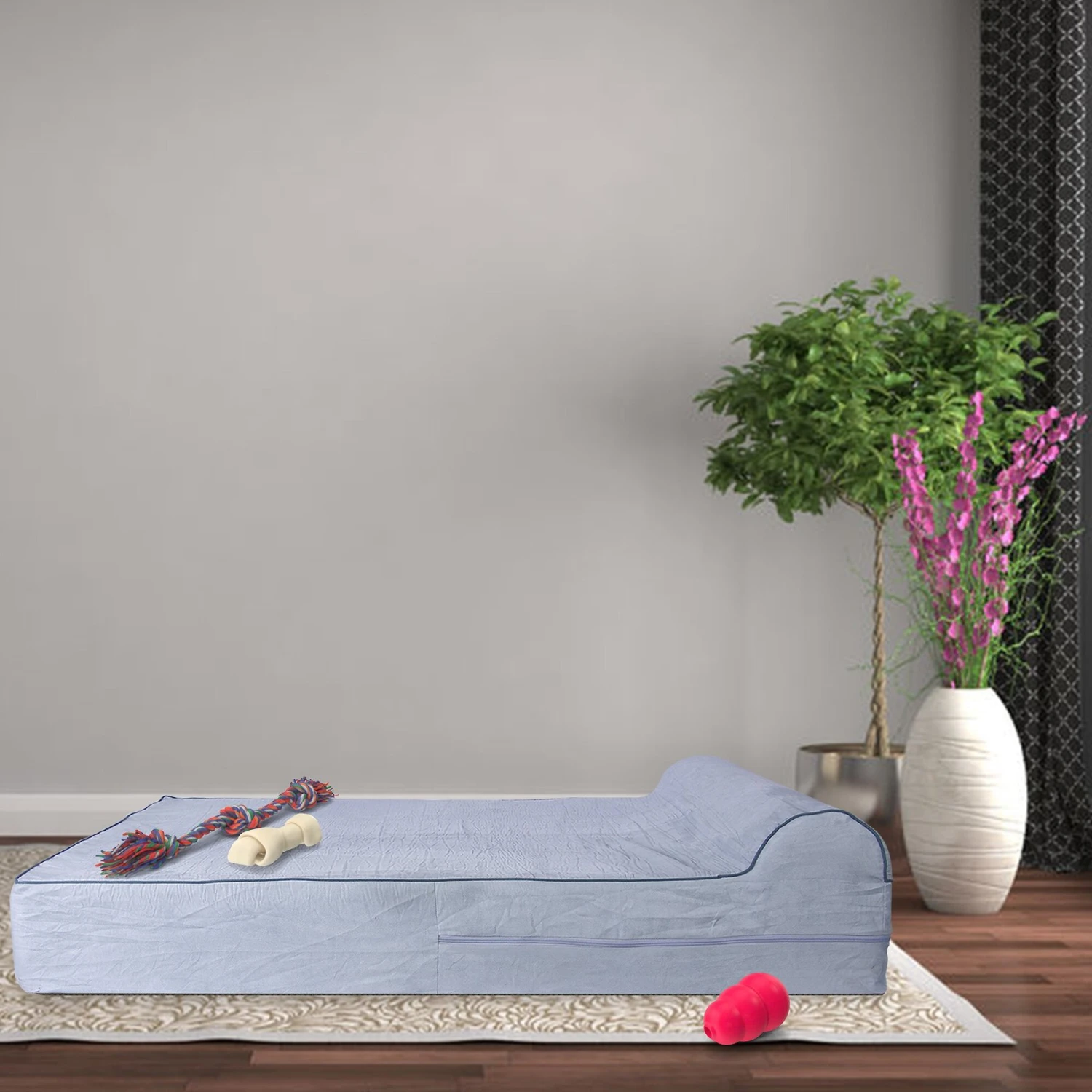 KOPEKS Orthopedic Pillow Dog Bed With Removable Cover 9 KOPEKS Orthopedic Pillow Dog Bed With Removable Cover - Image 7