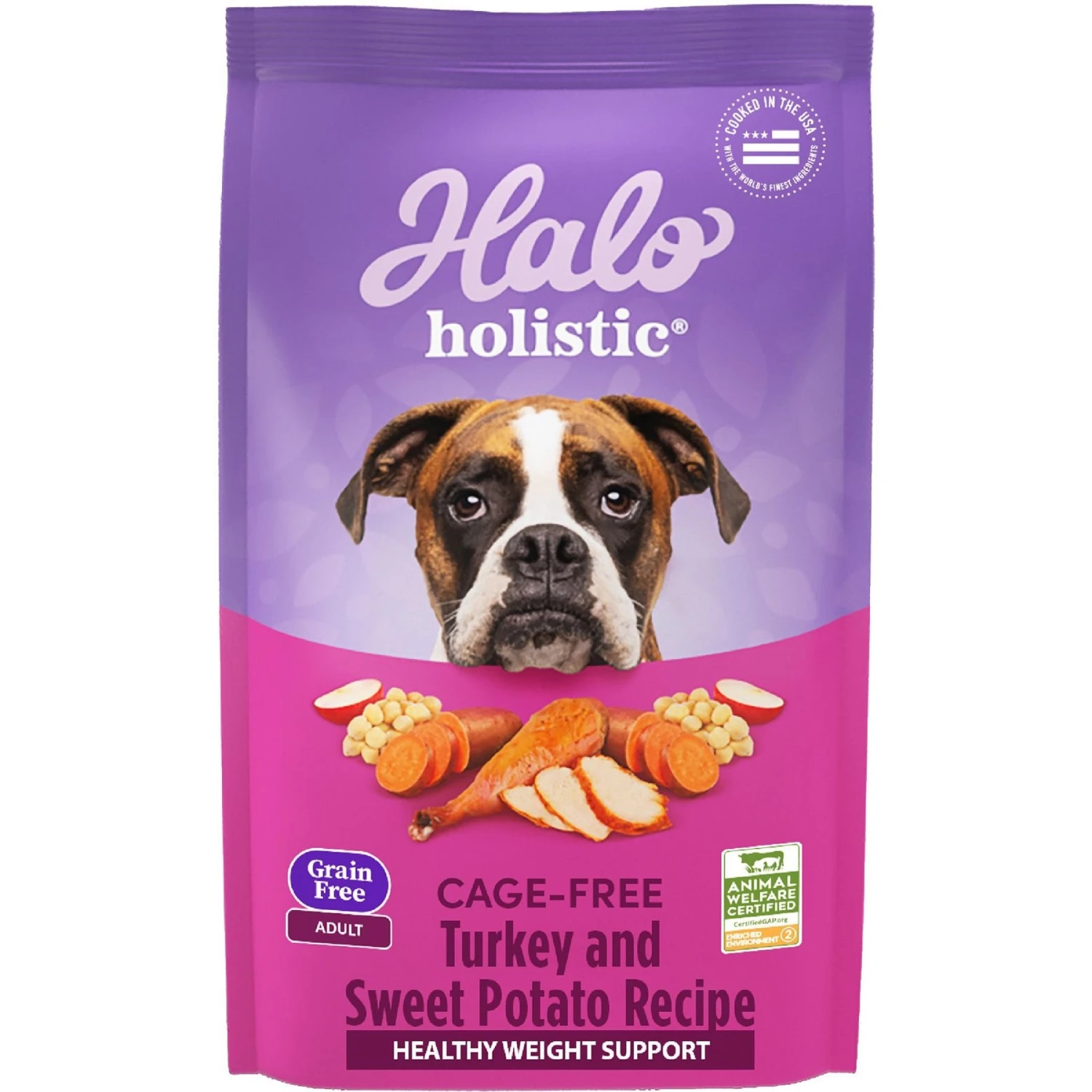 Halo Holistic Complete Digestive Health Grain-Free Turkey & Sweet Potato Dog Food Recipe Adult Dry Dog Food 3 Halo Holistic Complete Digestive Health Grain-Free Turkey & Sweet Potato Dog Food Recipe Adult Dry Dog Food