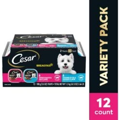 Cesar Breakfast Classic Loaf In Sauce Variety Pack Small Breed Adult Wet Dog Food Trays -Blue Buffalo || ROYAL CANIN || Wellness Sales 159227 PT2. AC SS1800 V1695655096