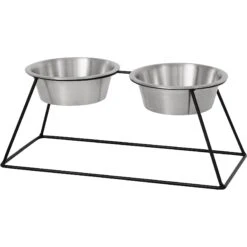 Frisco Pyramid Elevated Stainless Steel Double Diner Dog & Cat Bowl 8 Frisco Pyramid Elevated Stainless Steel Double Diner Dog & Cat Bowl -Blue Buffalo || ROYAL CANIN || Wellness Sales 159884 PT2. AC SS1800 V1583424781
