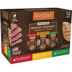 Instinct Healthy Cravings Grain-Free Cuts & Gravy Recipe Variety Pack Wet Dog Food Topper