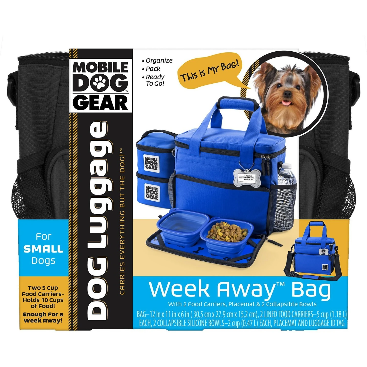 Mobile Dog Gear Week Away Tote Pet Travel Bag 5 Mobile Dog Gear Week Away Tote Pet Travel Bag - Image 3