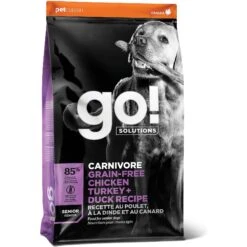 Go! Solutions Carnivore Grain-Free Chicken, Turkey + Duck Senior Recipe Dry Dog Food