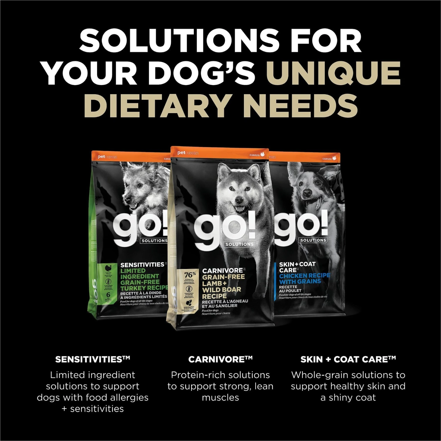 Go! Solutions Carnivore Grain-Free Lamb + Wild Boar Recipe Dry Dog Food 8 Go! Solutions Carnivore Grain-Free Lamb + Wild Boar Recipe Dry Dog Food - Image 6