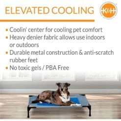 K&H Pet Products Coolin' Pet Cot Elevated Pet Bed 14 K&H Pet Products Coolin' Pet Cot Elevated Pet Bed -Blue Buffalo || ROYAL CANIN || Wellness Sales 164028 PT3. AC SS1800 V1620846186