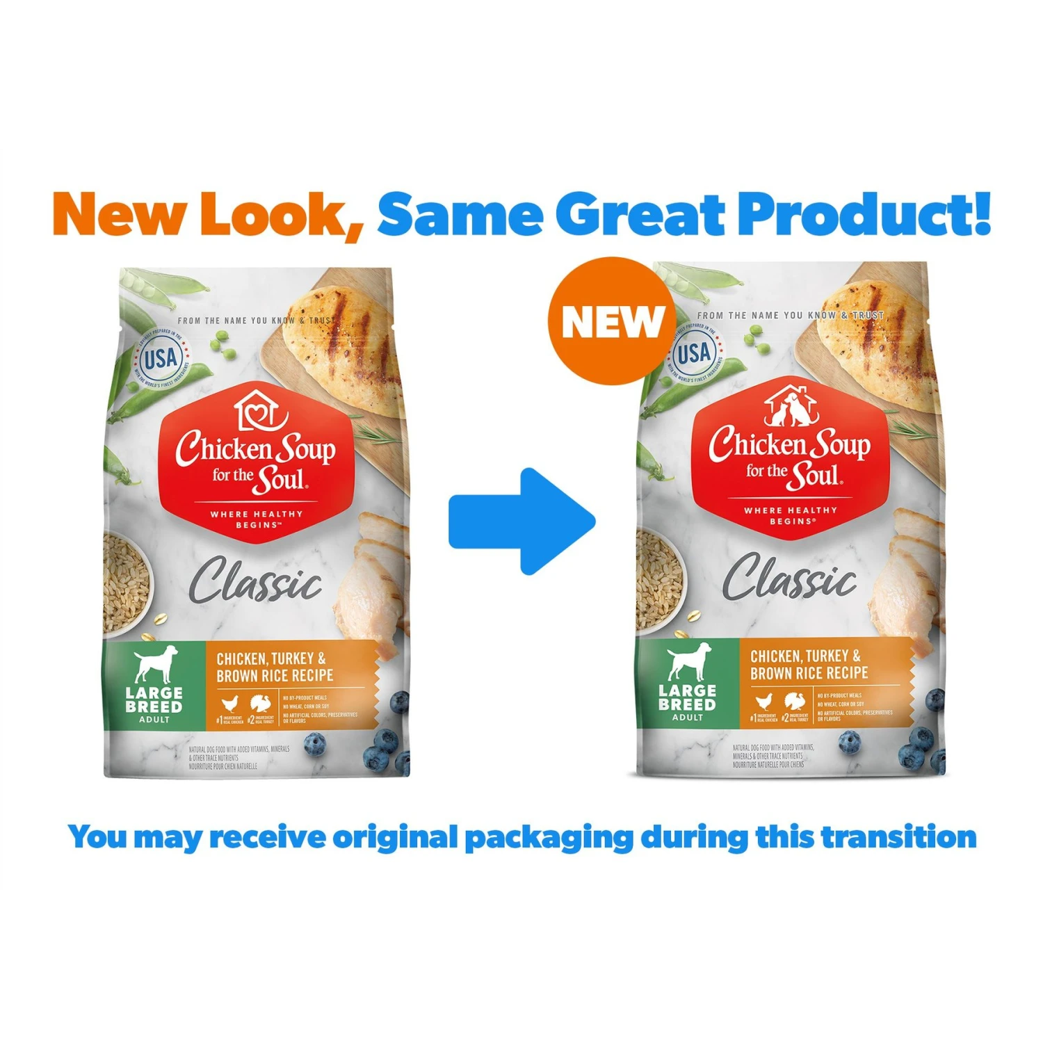 Chicken Soup For The Soul Large Breed Chicken, Turkey & Brown Rice Recipe Dry Dog Food 4 Chicken Soup For The Soul Large Breed Chicken, Turkey & Brown Rice Recipe Dry Dog Food - Image 2
