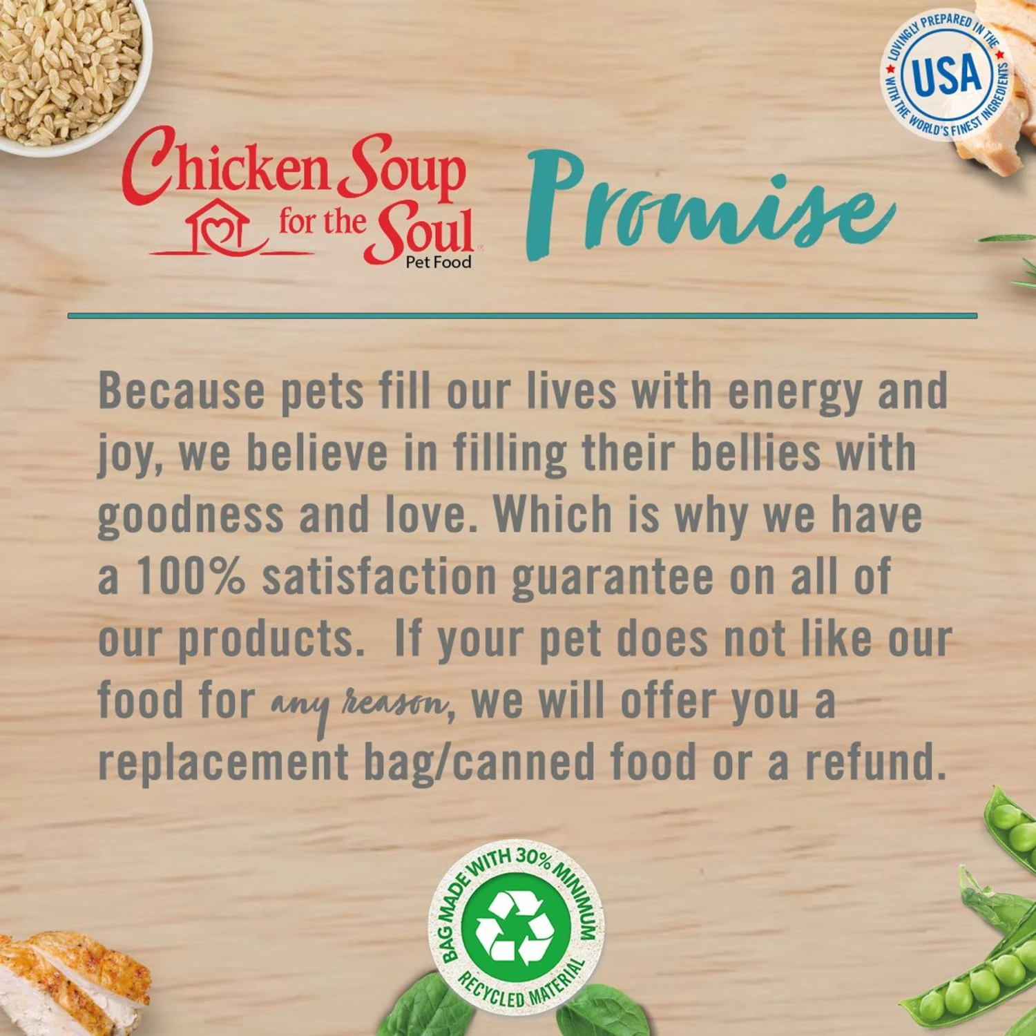 Chicken Soup For The Soul Large Breed Chicken, Turkey & Brown Rice Recipe Dry Dog Food 9 Chicken Soup For The Soul Large Breed Chicken, Turkey & Brown Rice Recipe Dry Dog Food - Image 7