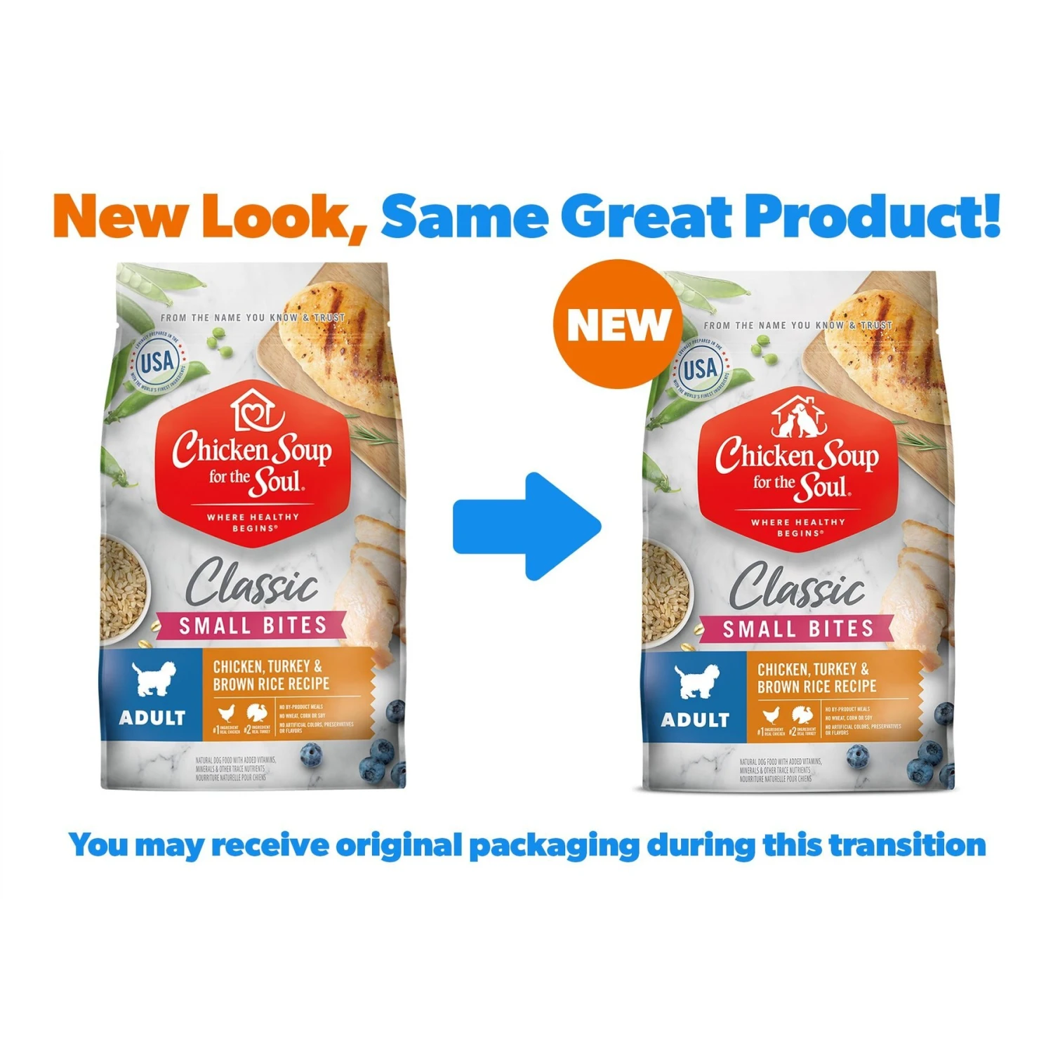 Chicken Soup For The Soul Small Bites Chicken, Turkey & Brown Rice Recipe Dog Food 4 Chicken Soup For The Soul Small Bites Chicken, Turkey & Brown Rice Recipe Dog Food - Image 2