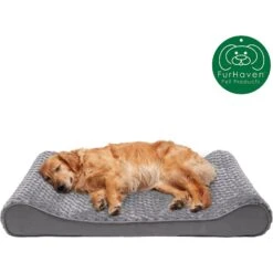 FurHaven Ultra Plush Luxe Lounger Orthopedic Cat & Dog Bed With Removable Cover -Blue Buffalo || ROYAL CANIN || Wellness Sales 172406 PT3. AC SS1800 V1625263385