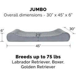 FurHaven Ultra Plush Luxe Lounger Orthopedic Cat & Dog Bed With Removable Cover -Blue Buffalo || ROYAL CANIN || Wellness Sales 172406 PT4. AC SS1800 V1625264293