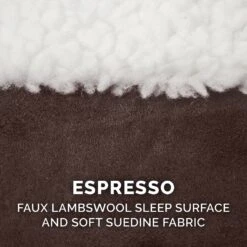 FurHaven Faux Sheepskin & Suede Orthopedic Bolster Dog Bed With Removable Cover -Blue Buffalo || ROYAL CANIN || Wellness Sales 173080 PT7. AC SS1800 V1612506974