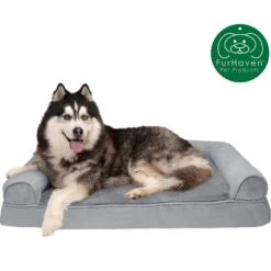 FurHaven Plush & Suede Memory Top Bolster Dog Bed With Removable Cover -Blue Buffalo || ROYAL CANIN || Wellness Sales 173137 PT3. AC SS1800 V1606827441