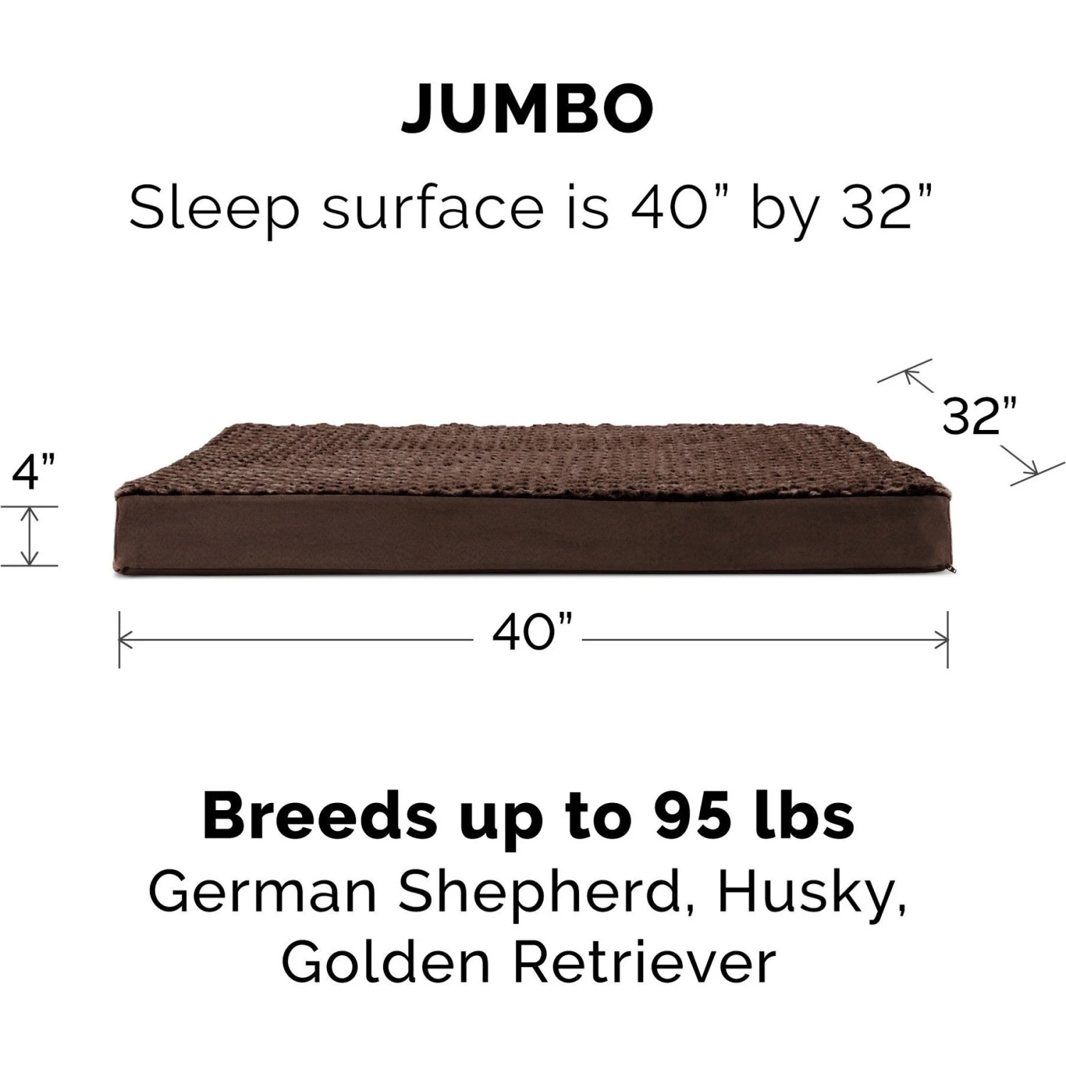 FurHaven Ultra Plush Deluxe Cooling Gel Pillow Dog Bed With Removable Cover 7 FurHaven Ultra Plush Deluxe Cooling Gel Pillow Dog Bed With Removable Cover - Image 5