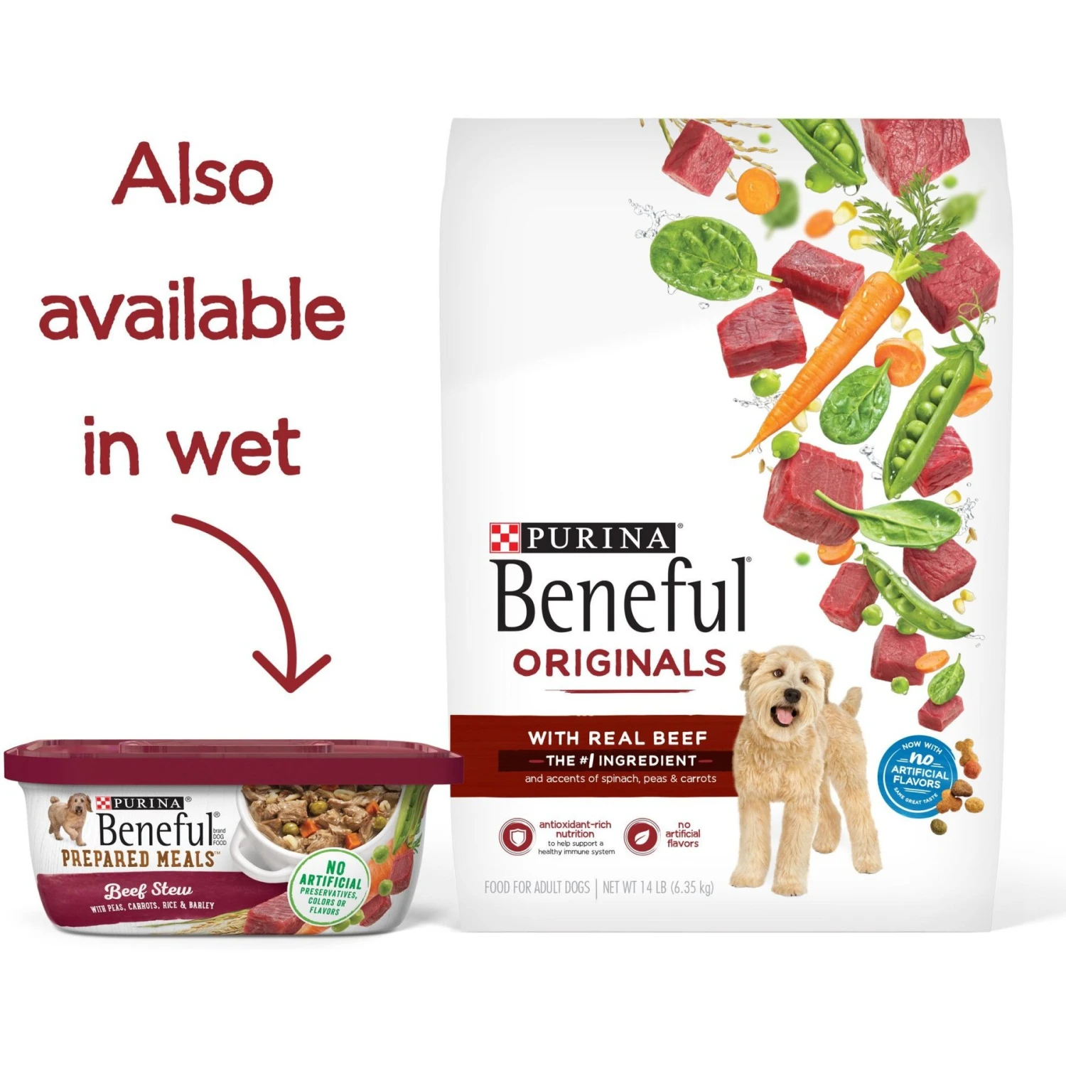 Purina Beneful Originals With Farm-Raised Beef Real Meat Dog Food 8 Purina Beneful Originals With Farm-Raised Beef Real Meat Dog Food - Image 6