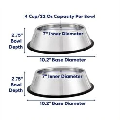Frisco Stainless Steel Bowl -Blue Buffalo || ROYAL CANIN || Wellness Sales 175221 PT1. AC SS1800 V1685731991