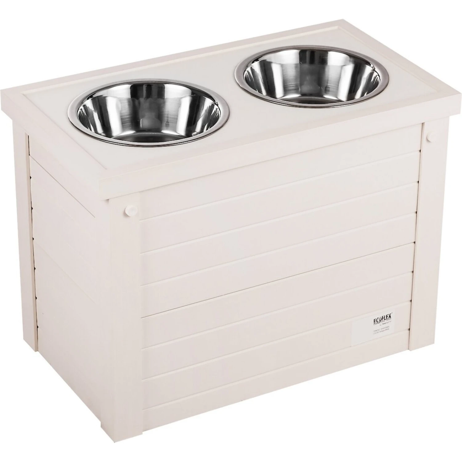 New Age Pet ECOFLEX Piedmont Double Diner Elevated Dog Bowls & Storage 3 New Age Pet ECOFLEX Piedmont Double Diner Elevated Dog Bowls & Storage