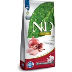 Farmina N&D Prime Chicken & Pomegranate Medium & Maxi Adult Grain-Free Dry Dog Food