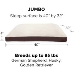 FurHaven Faux Sheepskin & Suede Deluxe Pillow Cat & Dog Bed With Removable Cover -Blue Buffalo || ROYAL CANIN || Wellness Sales 176035 PT3. AC SS1800 V1669412475