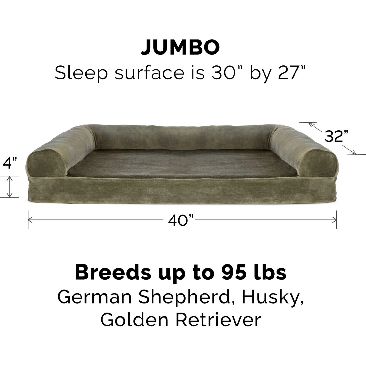 FurHaven Faux Fur Cooling Gel Bolster Cat & Dog Bed With Removable Cover 7 FurHaven Faux Fur Cooling Gel Bolster Cat & Dog Bed With Removable Cover - Image 5