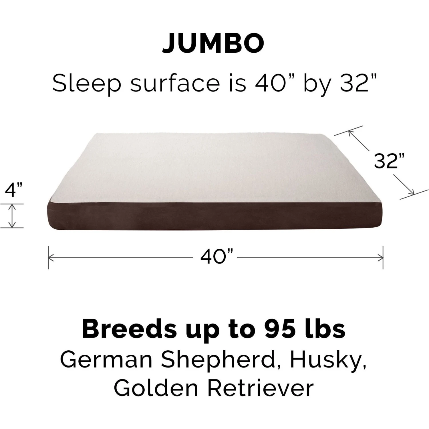 FurHaven Faux Sheepskin & Suede Memory Foam Cat & Dog Bed With Removable Cover 7 FurHaven Faux Sheepskin & Suede Memory Foam Cat & Dog Bed With Removable Cover - Image 5