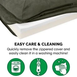 FurHaven Two-Tone Deluxe Chaise Memory Top Cat & Dog Bed With Removable Cover -Blue Buffalo || ROYAL CANIN || Wellness Sales 176268 PT7. AC SS1800 V1606808828