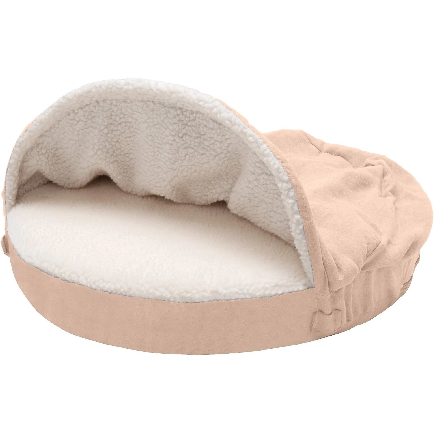 FurHaven Faux Sheepskin Snuggery Gel Top Cat & Dog Bed With Removable Cover 5 FurHaven Faux Sheepskin Snuggery Gel Top Cat & Dog Bed With Removable Cover - Image 3
