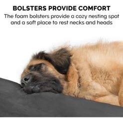 FurHaven Luxury Edition Orthopedic Bolster Cat & Dog Bed With Removable Cover -Blue Buffalo || ROYAL CANIN || Wellness Sales 178891 PT6. AC SS1800 V1597089972