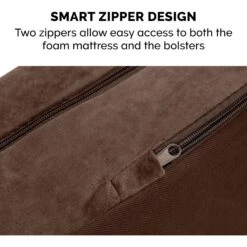 FurHaven Plush Deluxe Chaise Cooling Gel Cat & Dog Bed With Removable Cover -Blue Buffalo || ROYAL CANIN || Wellness Sales 178937 PT7. AC SS1800 V1703798709