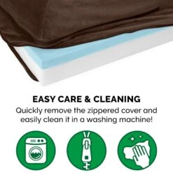 FurHaven Plush Deluxe Chaise Cooling Gel Cat & Dog Bed With Removable Cover -Blue Buffalo || ROYAL CANIN || Wellness Sales 178937 PT8. AC SS1800 V1703798708