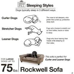 Enchanted Home Pet Rockwell Sofa Dog Bed With Removable Cover, Large, Pewter 16 Enchanted Home Pet Rockwell Sofa Dog Bed With Removable Cover, Large, Pewter -Blue Buffalo || ROYAL CANIN || Wellness Sales 180298 PT5. AC SS1800 V1563226364
