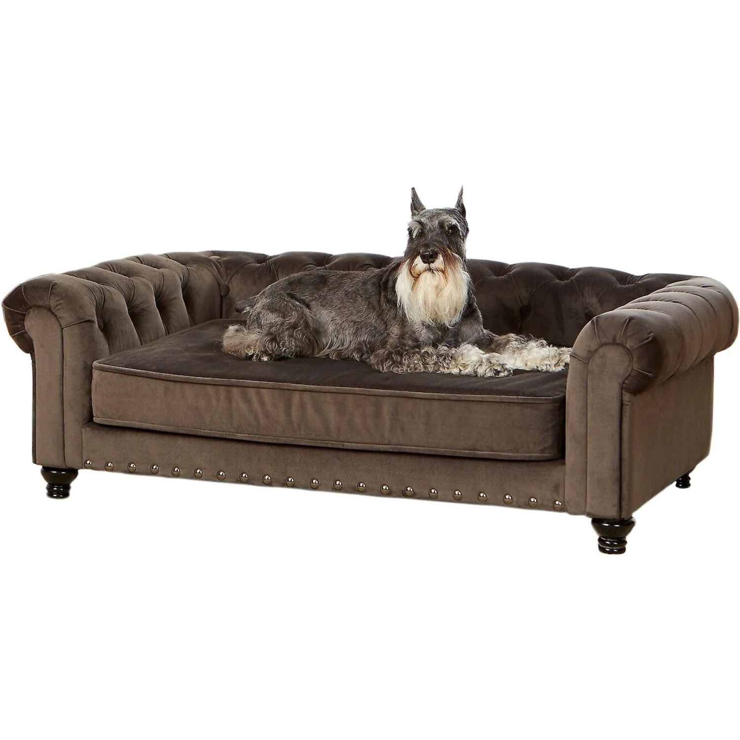 Enchanted Home Pet Wentworth Sofa Dog Bed With Removable Cover, Large, Charcoal Grey 3 Enchanted Home Pet Wentworth Sofa Dog Bed With Removable Cover, Large, Charcoal Grey