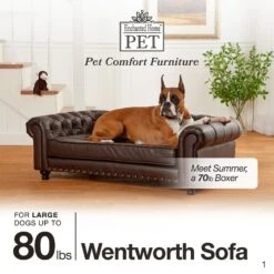 Enchanted Home Pet Wentworth Sofa Dog Bed With Removable Cover, Large, Charcoal Grey 15 Enchanted Home Pet Wentworth Sofa Dog Bed With Removable Cover, Large, Charcoal Grey -Blue Buffalo || ROYAL CANIN || Wellness Sales 180300 PT4. AC SS1800 V1563226413