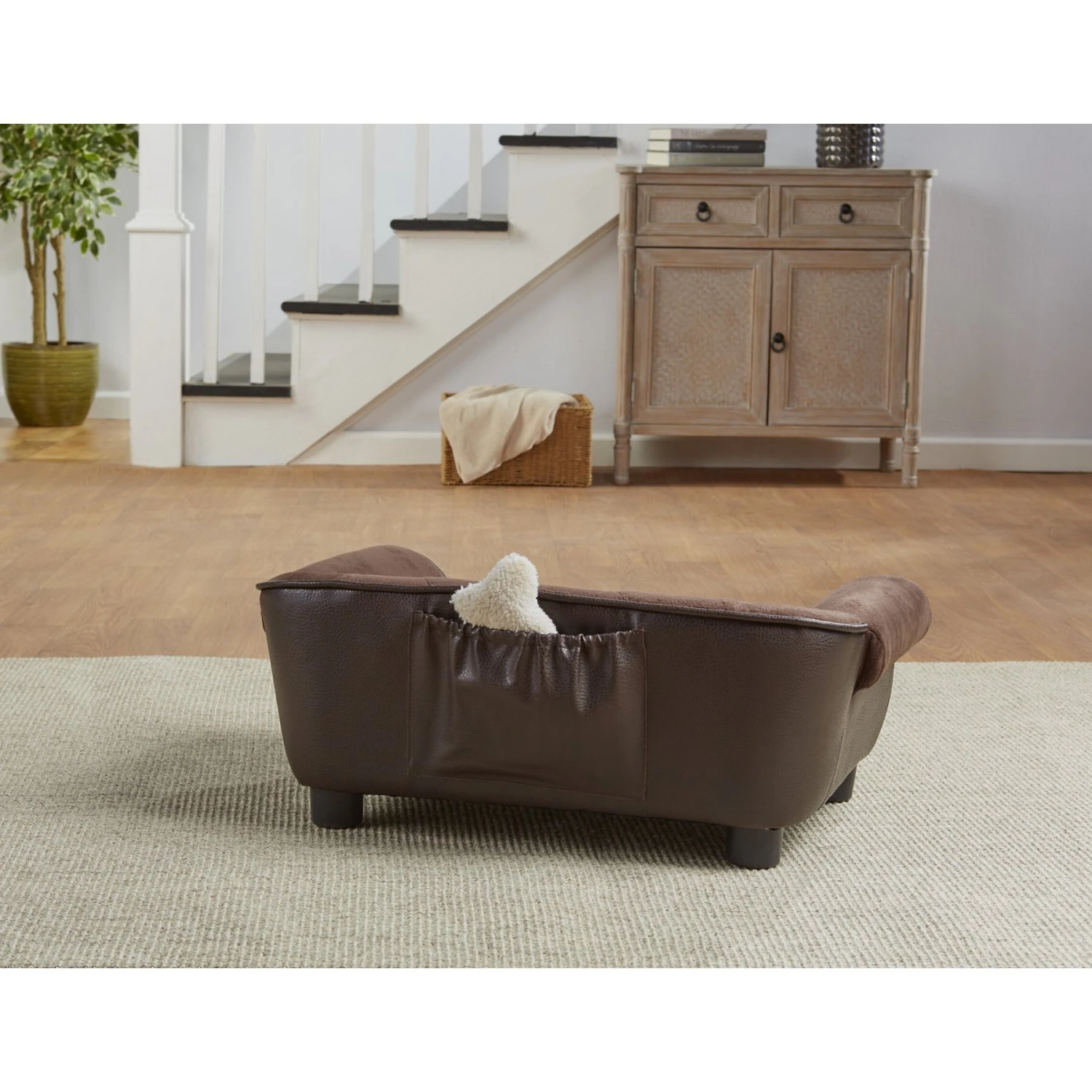 Enchanted Home Pet Cleo Sofa Cat & Dog Bed With Removable Cover, Small 6 Enchanted Home Pet Cleo Sofa Cat & Dog Bed With Removable Cover, Small - Image 4