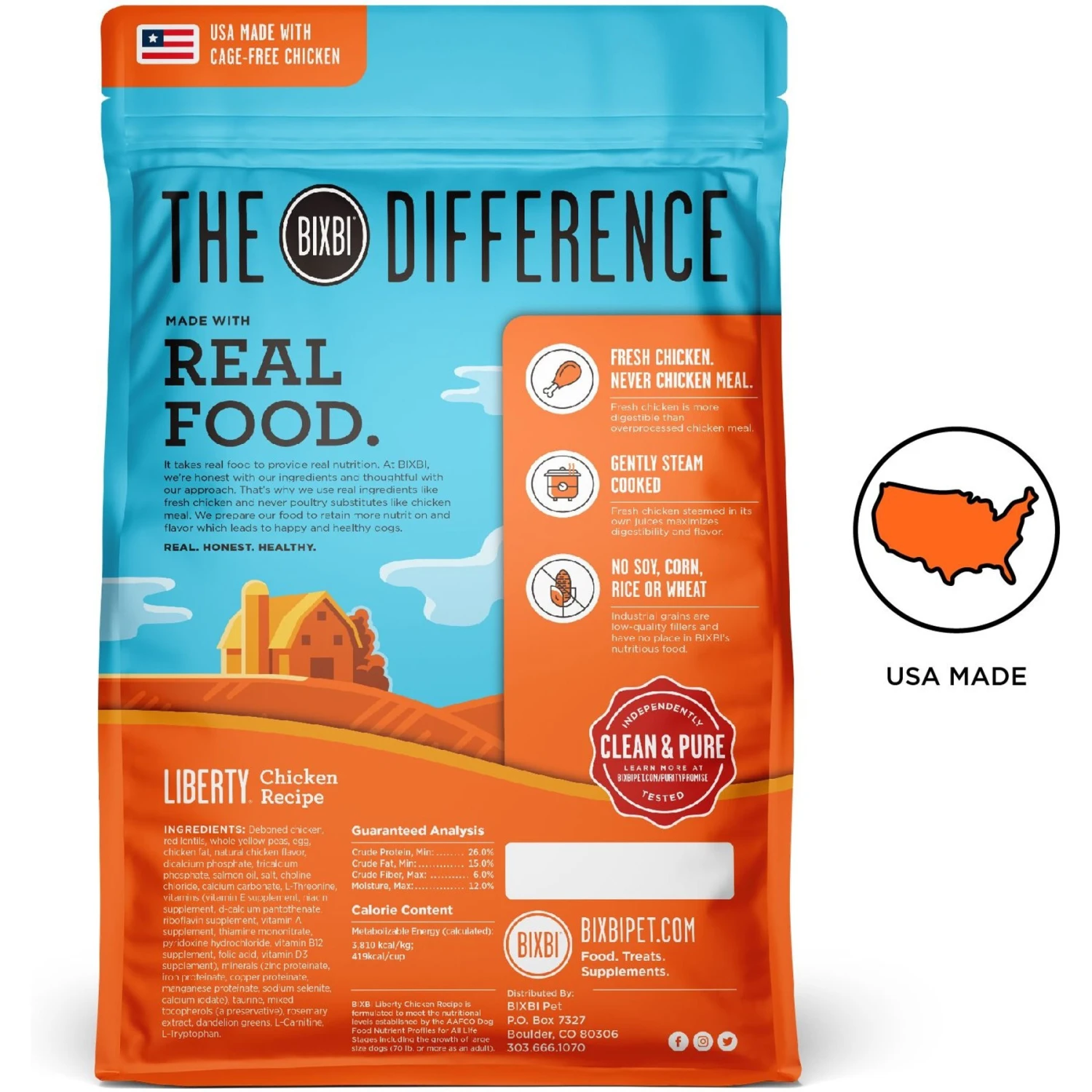 BIXBI Liberty Fresh Grain-Free Chicken Recipe Dry Dog Food 4 BIXBI Liberty Fresh Grain-Free Chicken Recipe Dry Dog Food - Image 2