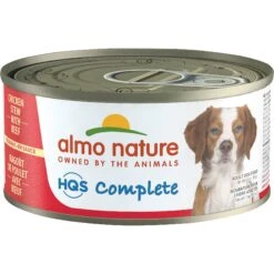 Almo Nature HQS Complete Chicken Stew With Beef Canned Dog Food