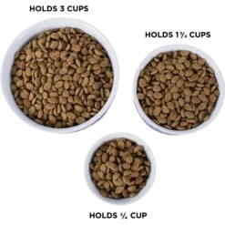 Bone Dry Striped Non-Skid Ceramic Dog & Cat Bowl Set 13 Bone Dry Striped Non-Skid Ceramic Dog & Cat Bowl Set -Blue Buffalo || ROYAL CANIN || Wellness Sales 185464 PT4. AC SS1800 V1599177962