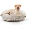Bessie + Barnie Signature Short Shag Luxury Extra Plush Faux Fur Bagel Dog & Cat Bed -Blue Buffalo || ROYAL CANIN || Wellness Sales 185529 MAIN. AC SS1800 V1589291825